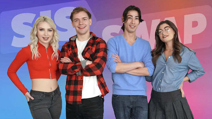 [SisSwap] - PAWG Britt Blair Takes First-Time Facial from David Lee - David Lee - Mae Milano - Britt Blair - Joshua Lewis