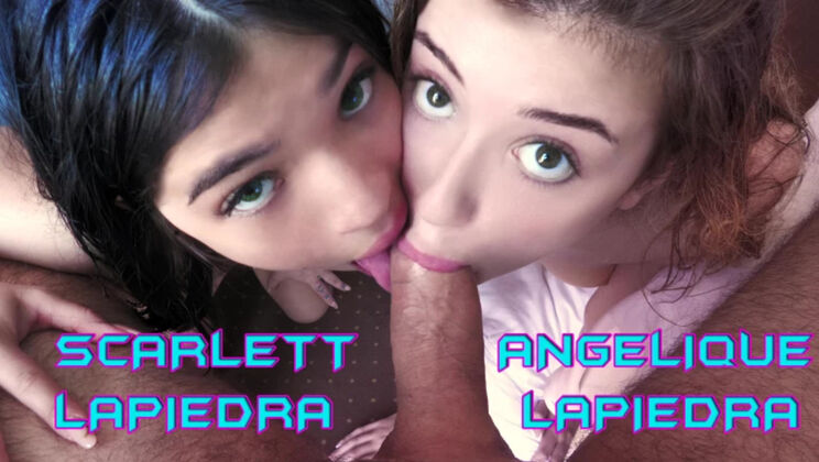 Scarlett and Angelique Lapiedra's Ass Licking Experience