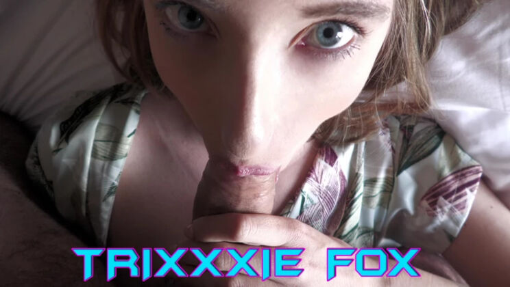 [WakeupnFuck] - Skinny Teen Trixxxie Fox in a Threesome