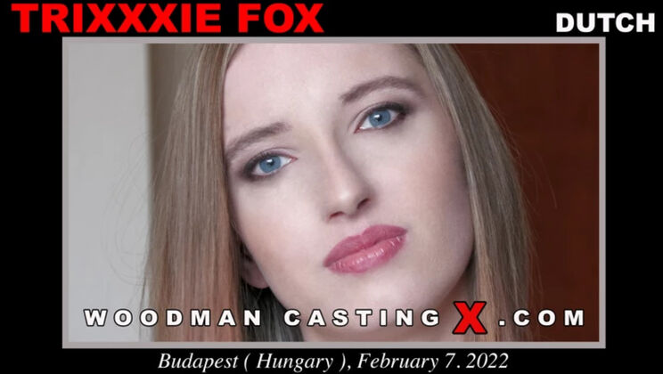 [WoodmanCasting] - Trixie Fox's Blowjob and Cumshot Casting