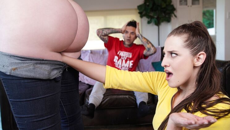[Brazzers] - Deepthroat Queen Abigaiil Morris' FFM Fun - Small Hands - Aubree Valentine - Abigaiil Morris