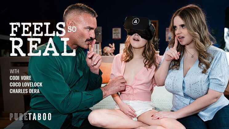 [PureTaboo] - Feels Like Real Sex - Charles Dera - Codi Vore - Coco Lovelock
