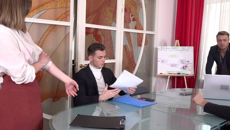 [NRXStudio] - Mia Piper's Brunette Secretary Body Gets Fucked