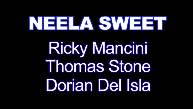 Neela Sweet takes 3 cocks in her tight pussy and 1 in her ass