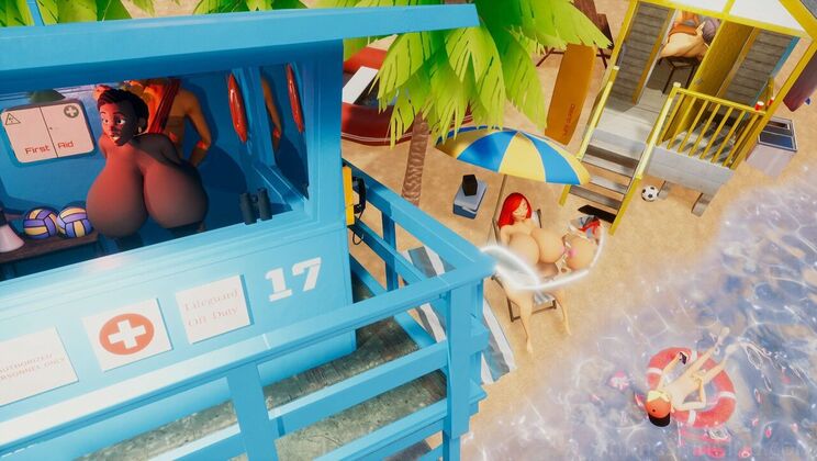 Animation of Beach Doggystyle Fun