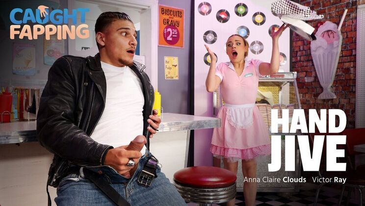 [CaughtFapping] - Rimming and Pussy Licking with Anna Claire Clouds - Anna Claire Clouds - Victor Ray