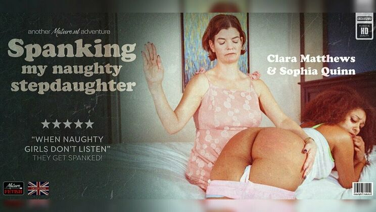 Sophia Quinn's Punishment: Spanking by Stepmom Clara