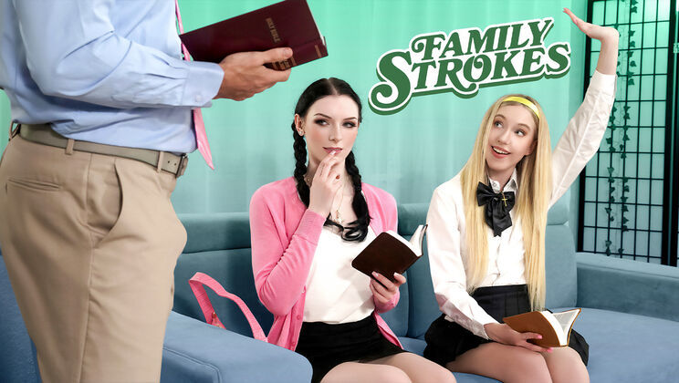 [FamilyStrokes] - Kallie Taylor's Deepthroat Bible Study - Will Pounder - Kallie Taylor - Celestina Blooms