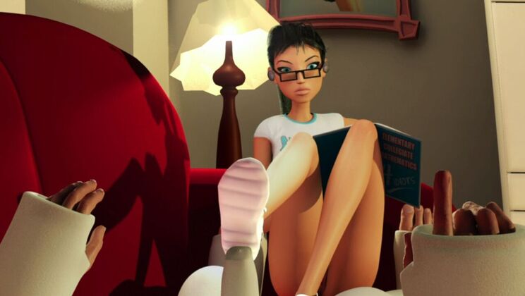 Brunette Teen Counts Her Squirt