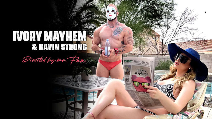[TSSeduction(Kink)] - Glamour Girl Ivory Mayhem's Spanking Spectacle - Ivory Mayhem - Davin Strong