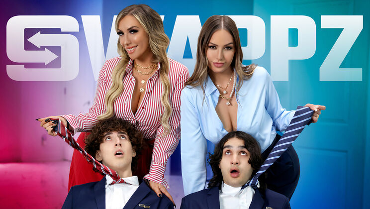 [MomSwap] - Taboo Foursome with Desiree Dulce, Mia James, and Young Guys - Desiree Dulce - Elias Cash - Mia James - Dylan Ledger