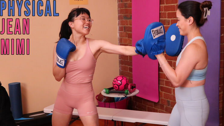 [GirlsOutWest] - Small Tits, Lesbian Love with Jean & Mimi - Jean - Mimi P