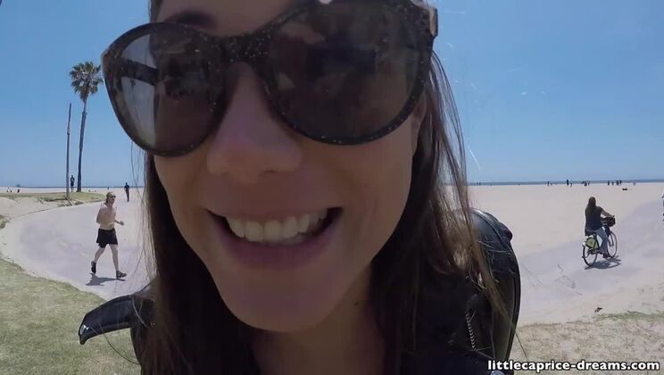 Czech Beauty LittleCaprice Takes Dick in Mouth & Pussy - USA Part 3