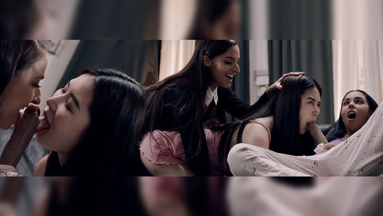 [FutanariXXX] - Asian Double Penetration - Amirah Adara - Black Angel - Rikako Katayama