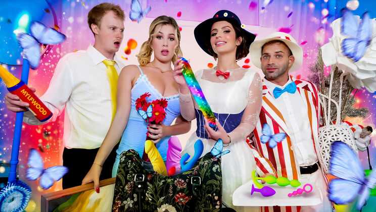 [MYLFwood] - Taboo Stepsister Foursome with Cum Swapping - Jimmy Michaels - Nicky Rebel - Alexa Payne - Ashley Alexander