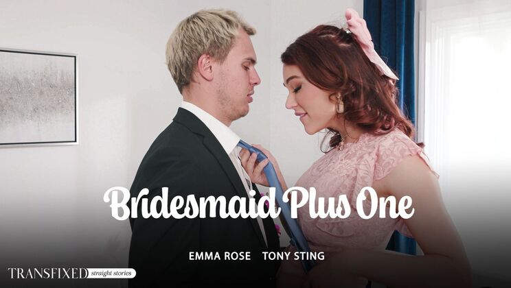 [Transfixed] - Redhead Bridesmaid Gags on Big Cock - Emma Rose - Tony Sting
