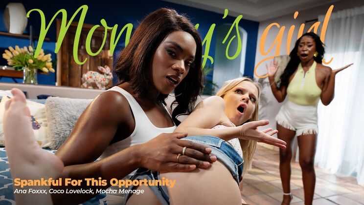 [Girlsway] - Spanking and Foot Fetish with Ana Foxxx - Ana Foxxx - Mocha Menage - Coco Lovelock