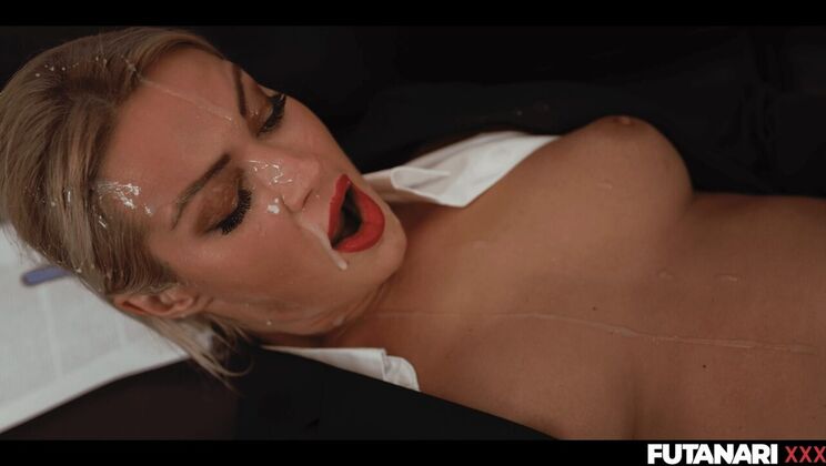 Businesswoman Cherry Kiss Makes Herself Cum