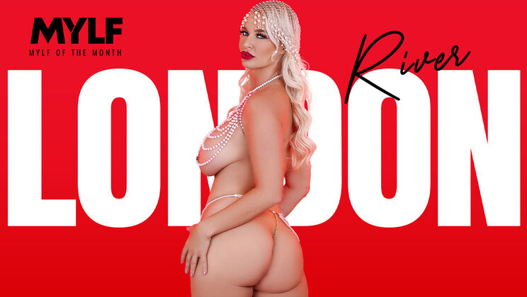 [MylfOfTheMonth] - London River's Big Tits & Thong - Blowjob, Gagging & Cum in Mouth - London River - Jimmy Michaels