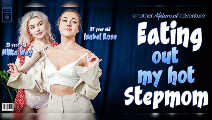 [Mature.nl] - Stepmom fucks stepdaughter in pantyhose and high heels