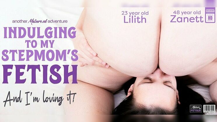 [Mature.nl] - Stepmom Zanett's hairy pussy gets worshipped by stepdaughter