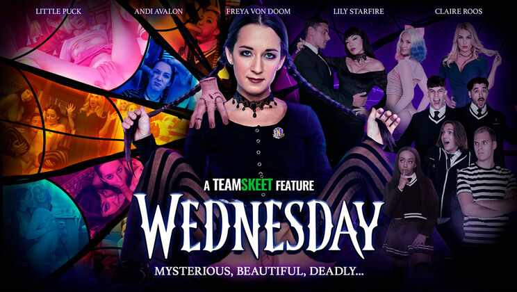 [TeamSkeetFeatures] - Wednesday's Wild Ride with Rough Sex and Gagging - Mike Mancini - Freya Von Doom - Ryan Driller - Little Puck - Claire Roos - Rico Hernandez - Lily Starfire - Parker Ambrose - Andi Avalon - Axel Haze