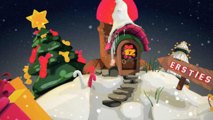 Naughty Christmas Calendar Door Twelve