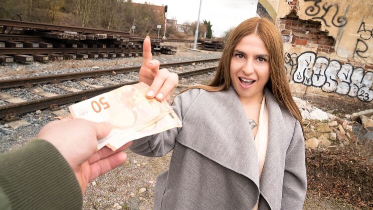 [PublicAgent] - Big Cock Cumshot with Athletic Brunette in Boots - Martin Gun - Haizea Diamond