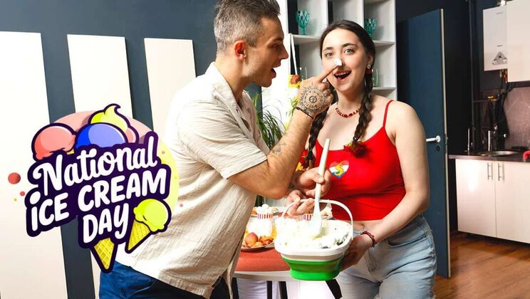 [ClubSweethearts] - Teen Ice Cream Party with Shaved Pussies - Willy Regal - Remido