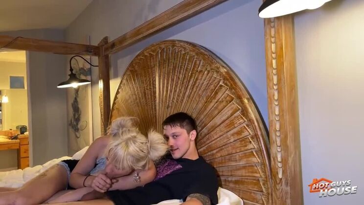 Ellie Smoke's tight shaved pussy destroyed by Atlas Eros