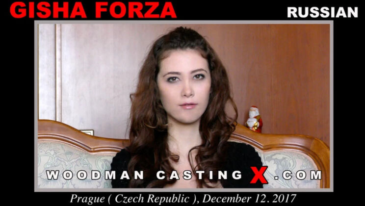 Gisha Forza Casting: Shy Girl First Time Gaped and Spanked