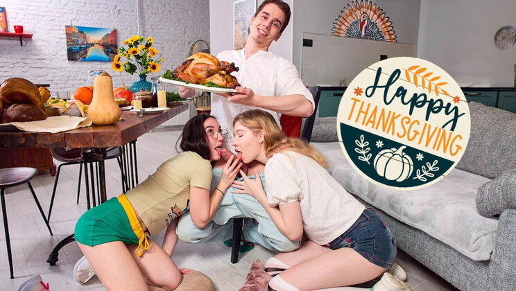 [ClubSweethearts] - Hardcore Thanksgiving with Teen Blonde Mia - Cristafeer Robien - Sia Florance - Mia Murkovski