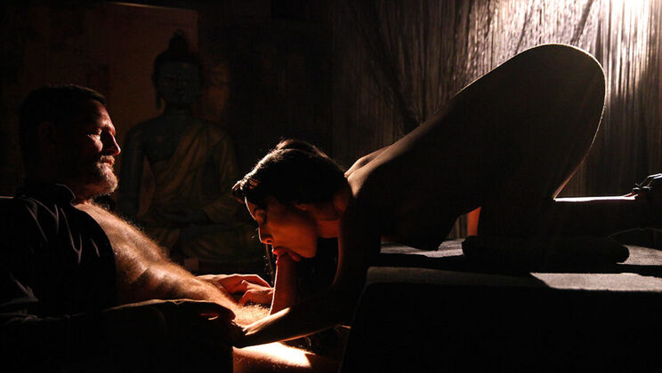 [SinfulXXX] - Much Too Loud Blowjob and Cumshot Scene - Yanick Shaft - Cara Mella