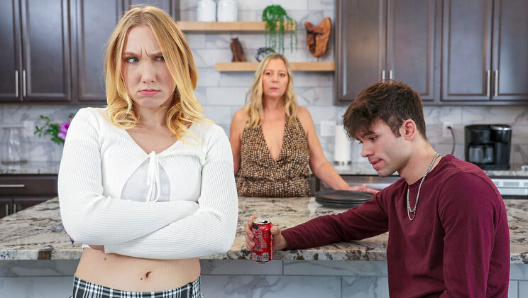 Stepsister Begs Make Me Cry - Stepbro Delivers with Big Dick