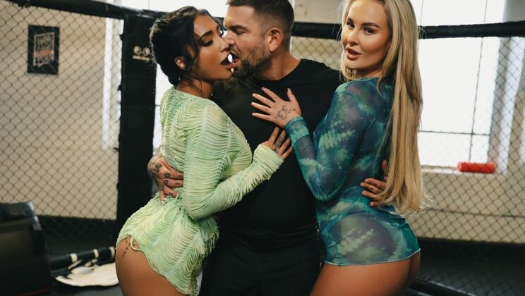 [DigitalPlayground] - Two Girls One Cock: Blowjob, Titty Fuck & Missionary Sex - Juan Lucho - Yasmina Khan - Ali Rose