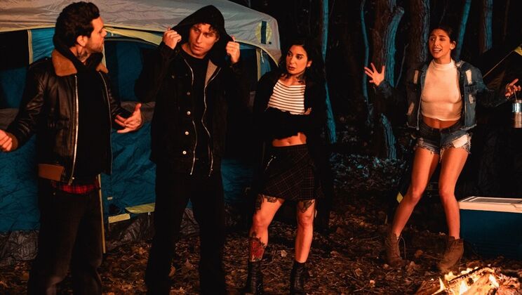 [DigitalPlayground] - Lesbian Babes Share a Big Cock Outdoor - Abella Danger - Small Hands - Joanna Angel