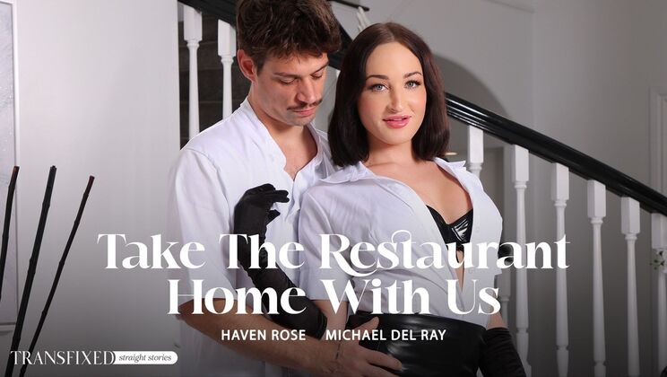 [Transfixed] - Big Tit Shemale Haven Rose in Doggystyle Fuck - Michael DelRay - Haven Rose