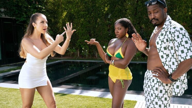 [DigitalPlayground] - Enhanced Body Bubble Butt Face Sitting And Side Fuck - Isiah Maxwell - Amari Anne - Melissa Stratton