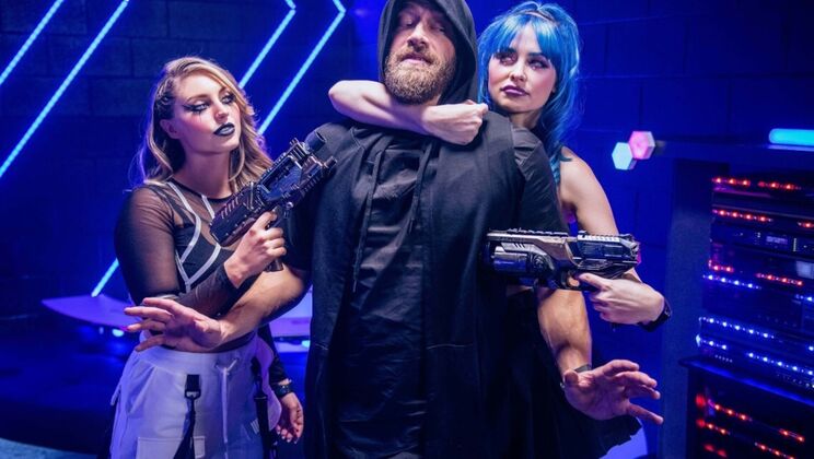 Boots & Fishnet Stockings: Lesbian Spanking and Scissoring