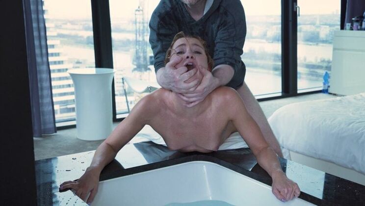 Rough big cock for shaved blonde Ivi Rein creampie finish