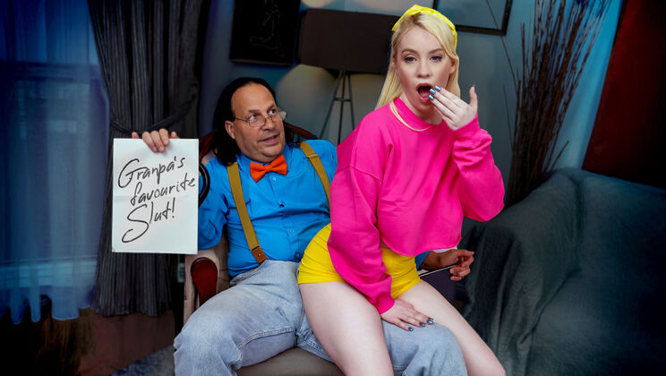 [NotMyGrandpa] - Old vs Young: A Pantyless Inheritance Game - Eric John - Gigi Sweets