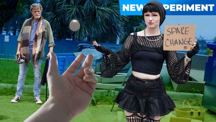 [ReptyleLabs] - New Sex Experiment: Panties Off, Mouth Open For Cum - Ethan Seeks - Raee Ripley