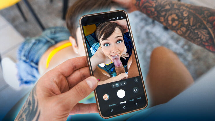 [DadCrush] - Cum In Mouth For The Tiny Brunette With Piercing - Quinton James - Jade Valentine