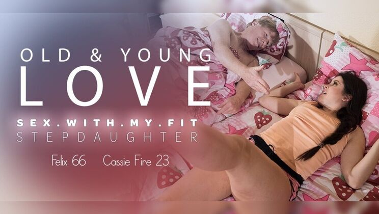 [Mature.nl] - Young Brunette with Small Tits Moans for Stepdad's Cock - Cassie Fire - Felix