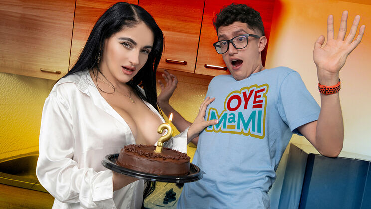 One Year Older Smart Latina Fucks With Tit Play