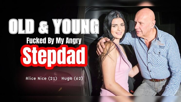 62-Year-Old Gets Head From Teen: Alice Nice Swallows Cum