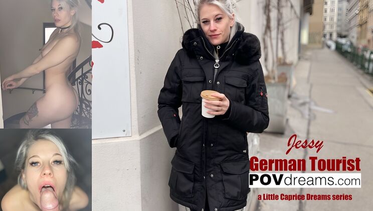 Jessy Ley German Tourist Gets POV Fucked In Public