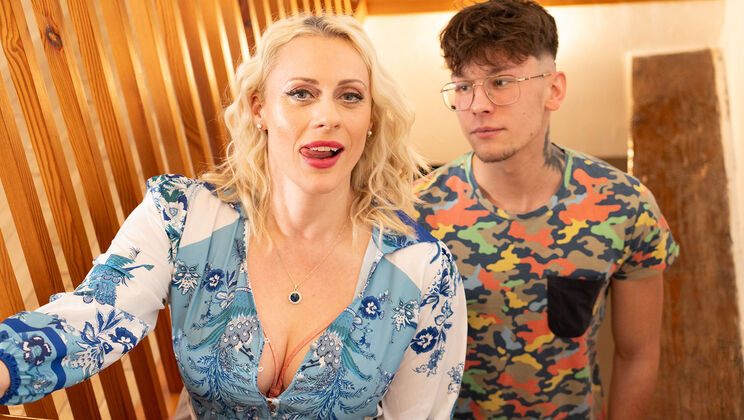Brittany Bardot Czech Mature Fucks Son's Friend