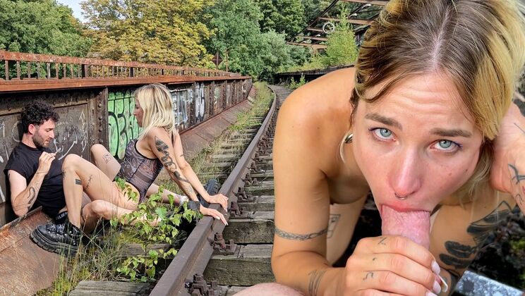 Urbex-Rated: Long Hair Kitti Gets Pussy Licked and Fucked