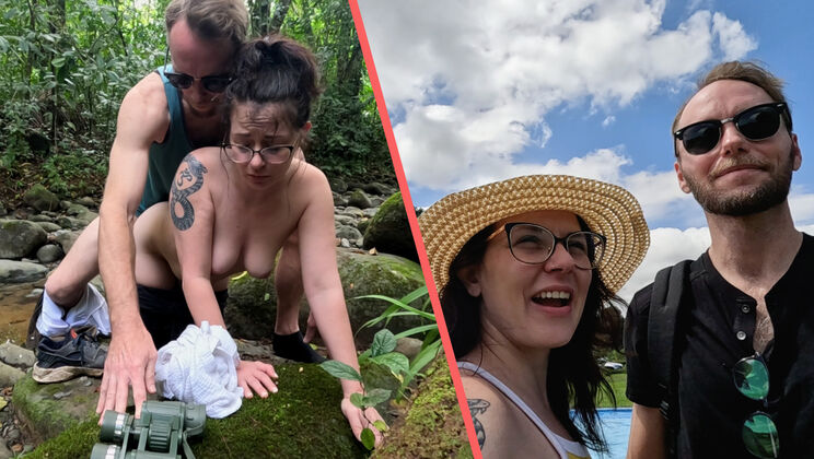 Costa Rica Rendezvous: Cum on Body with John & Lynn